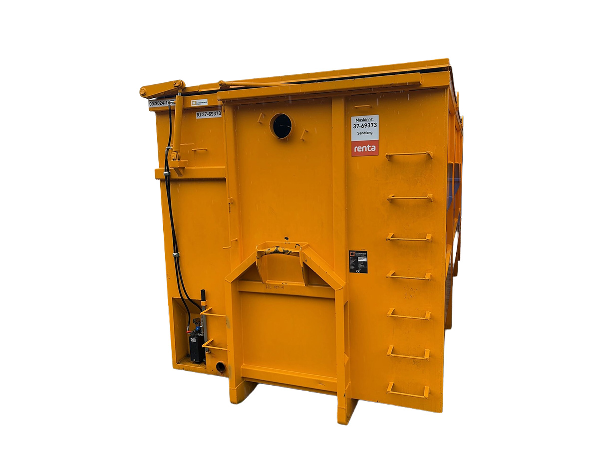 Sandfang container